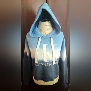 Calvin Klein Blue gradient hoodie